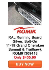 Save on Romik RAL Running Board for Grand Cherokee