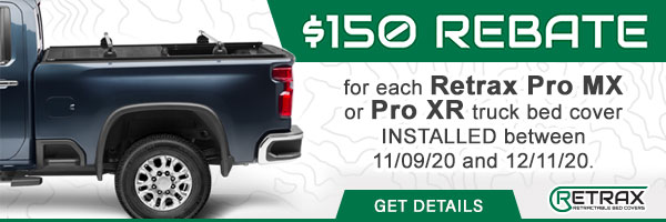 Retrax Rebate