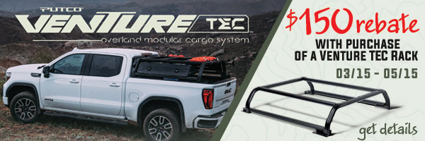 Putco VentureTEC Rack rebate