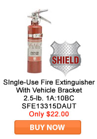 Save on Shield Fire Extinguishers