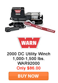 Save on Warn 2000 DC Utility Winch