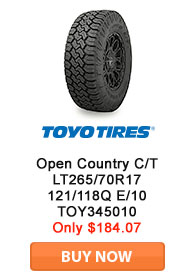 Save on Toyo Tires