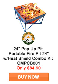 Save on a Pop Up Pit