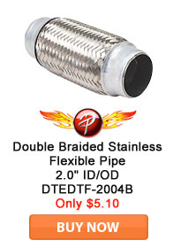 Save on Double Braided Stainless Flexible Pipe