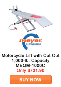 Save on a Motorcycle Lift