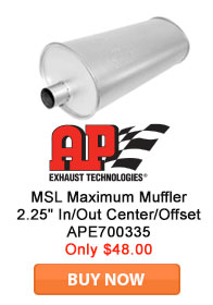 Save on AP Exhaust