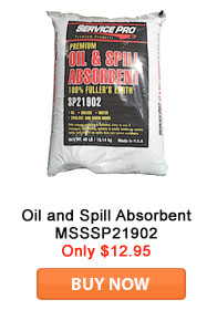 Save on Oil and Spill Absorbent