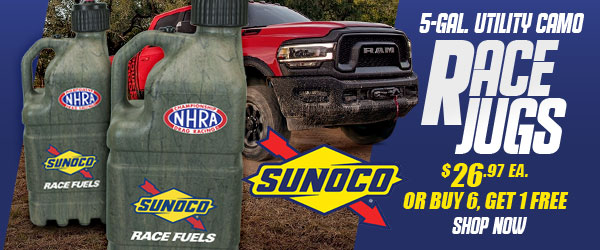 Save on SUNOCO Race Jugs