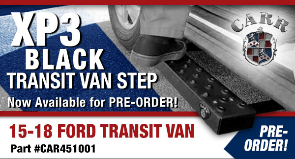 CARR XP3 Black Transit Van Step