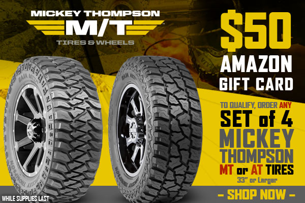 Save on Mickey Thompson!