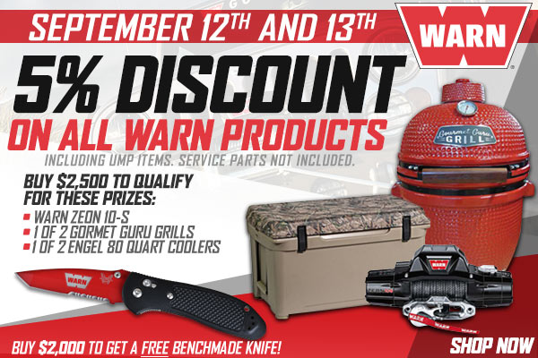 WARN Vendor Day! Save 5%, plus win prizes!