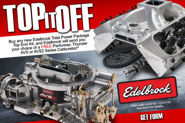 Edelbrock Top it Off promo