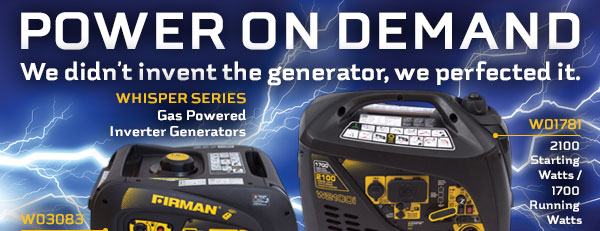 Save on Firman Generators