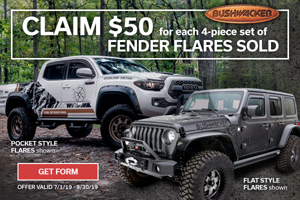 $50 rebate from Bushwacker