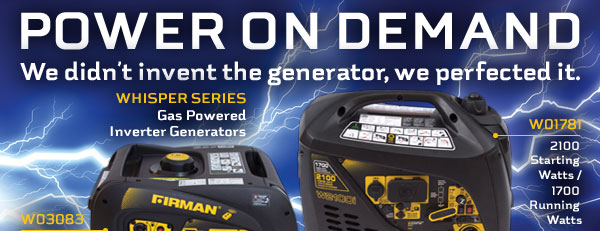 Save on Firman Generators