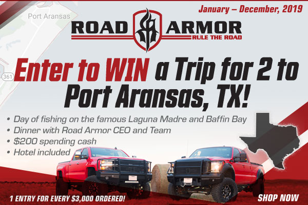 Win a Trip to Road Armor