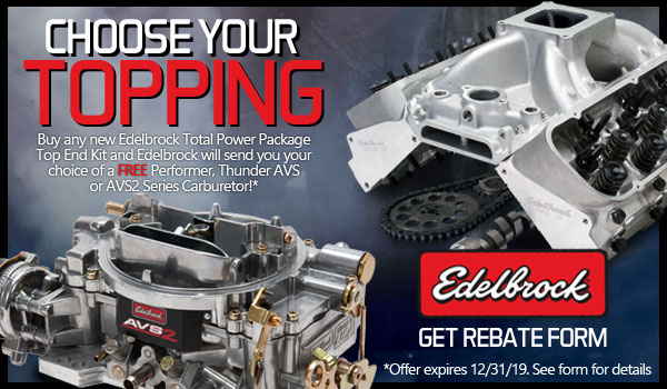 Edelbrock rebate