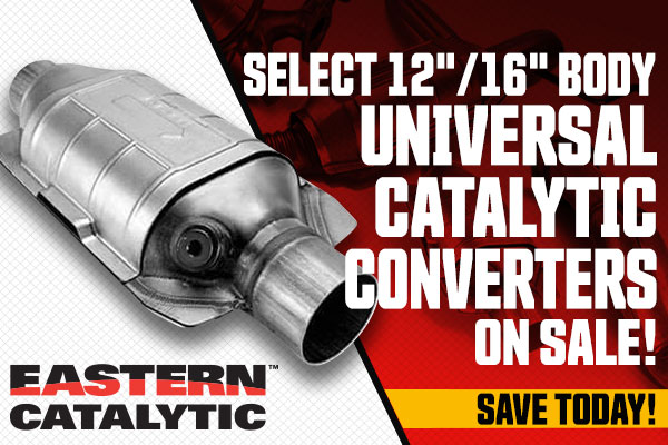 Save on Select Universal Catalytic Converters