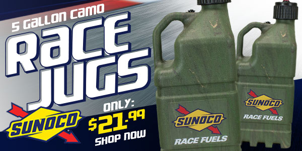 Save on Sunoco Race Jugs