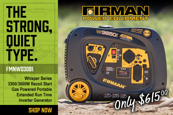 Save on Firman Power Equipment