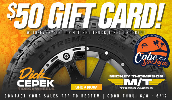 Save on Mickey Thompson and Dick Cepek