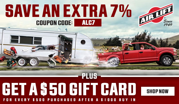 Save an extra 7% on Air Lift