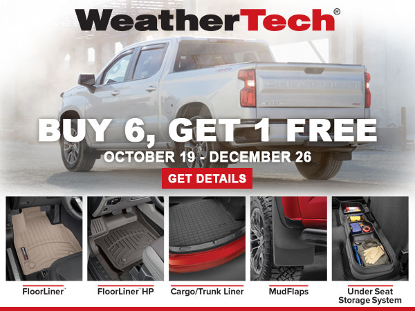 WeatherTech Q4 Promotion