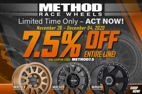 Save on Method Race Wheels