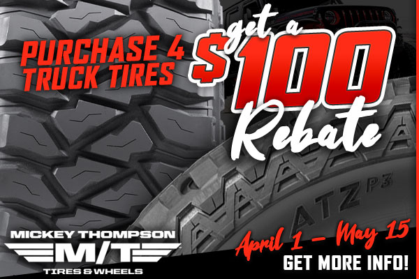 Mickey Thompson Rebate