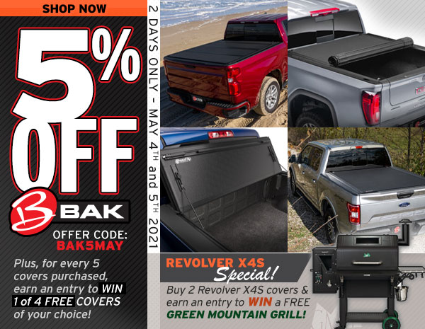 BAK Covers, Save 5%