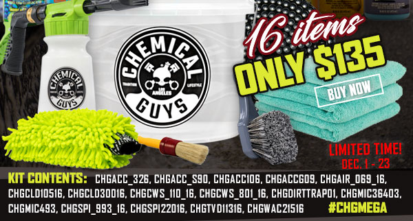 Chemical Guys Mega Bucket Deal